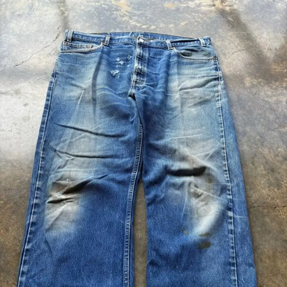 Worn In Vintage Levis 505 Blue‎ jeans